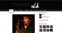 Desktop Screenshot of andrewgreenwoodmusic.com